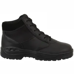 Black - Slip Resistant Public Safety Tactical Boots - Leather 6 in. Black - Slip Resistant Public Safety Tactical Boots - Leather 6 in.