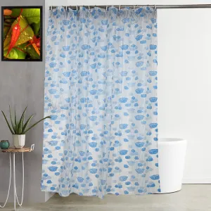 Kuber Industries Shower Curtain & Bathmat Set | Non-Slip Bath mats for Bathroom | Easy-Slide Curtains | Polyester Curtain or Bathmat for Bath Décor | XTL313-3T | 6 Pcs Set | Multicolor