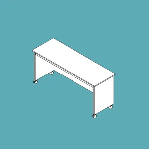 Melamine Rolling Desk - RDM100 Melamine Rolling Desk - RDM100