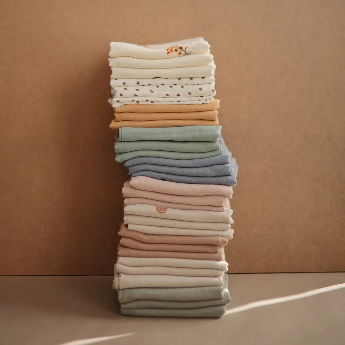Muslin Cloths 3-Pack (Blush)