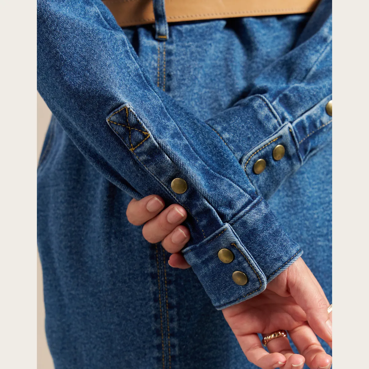 Women's L/S Denim Dress